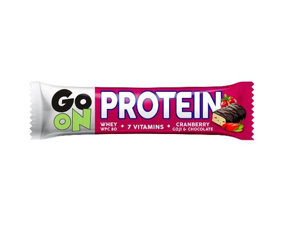 GoOn Батончик Go On Protein Bar Cranberry 50g BLACK FRIDAY , image 