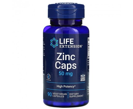 Life Extension Zinc 50 mg 90 caps, image 