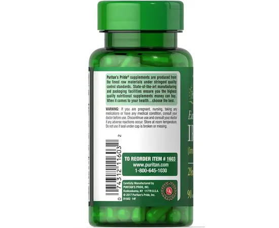 Puritan's Pride Easy Iron 28 mg 90 caps, image , зображення 3