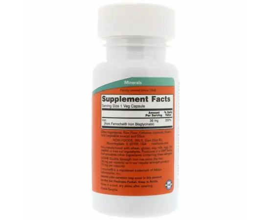 NOW IRON 36MG FERROCHEL 90 caps, image , зображення 2
