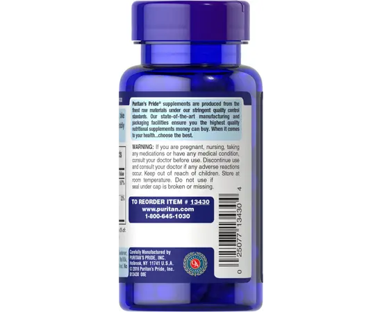 Puritan's Pride Biotin 5000 mcg 60 caps, image , зображення 3
