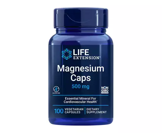 Life Extension Magnesium 500 mg 100 Capsules, image 
