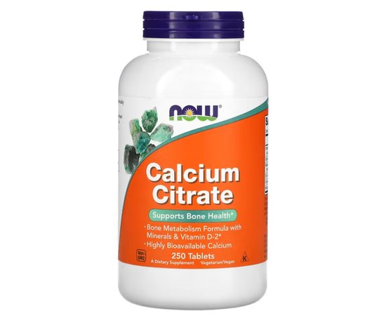 NOW Calcium Citrate 100 tabs, image 