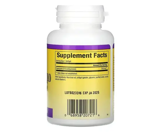 Natural Factors Coenzyme Q10 200mg 30 Softgels, image , зображення 2