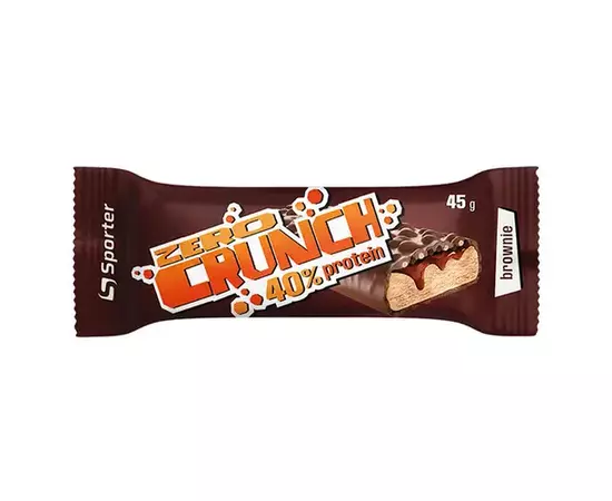 Sporter Zero Crunch 40% Protein Brownie 45 g, image 
