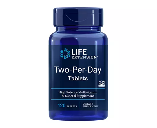Life Extension Two-Per-Day Multivitamin 120 tabs, image 