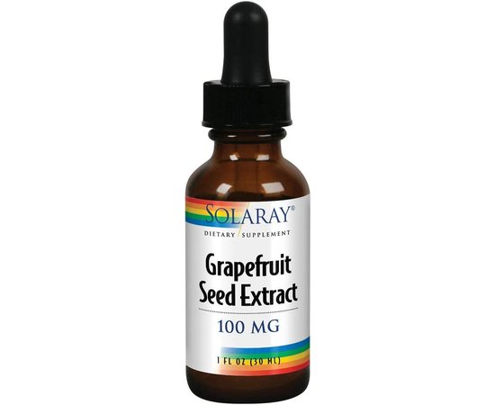 Solaray Grapefruit Seed Extract 100 mg 30 ml, image 