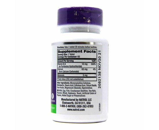 Natrol Melatonin 5 mg 60 Tablets, image , зображення 2
