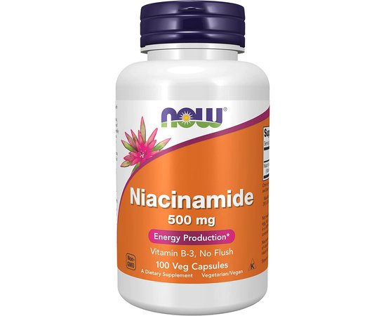 NOW Niacinamide 500 mg 100 caps, NOW Niacinamide 500 mg 100 caps  в интернет магазине Mega Mass
