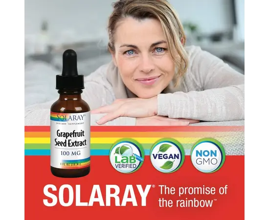 Solaray Grapefruit Seed Extract 100 mg 30 ml, Solaray Grapefruit Seed Extract 100 mg 30 ml , изображение 3 в интернет магазине Mega Mass