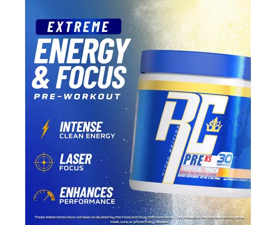 Ronnie Coleman Pre XS Workout Powder 165 g, Фасовка: 165 g, Вкусы: Cherry Lemonade / Вишнёвый Лимонад, Ronnie Coleman Pre XS Workout Powder 165 g, Фасовка: 165 g, Вкусы: Cherry Lemonade / Вишнёвый Лимонад , изображение 3 в интернет магазине Mega Mass