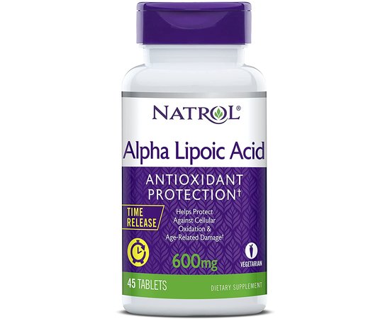 Natrol Alpha Lipoic Acid 600 mg 45 tabs, Natrol Alpha Lipoic Acid 600 mg 45 tabs  в интернет магазине Mega Mass