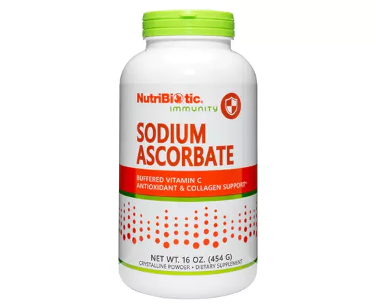 NutriBiotic Sodium Ascorbate Buffered Vitamin C 454 g, NutriBiotic Sodium Ascorbate Buffered Vitamin C 454 g  в интернет магазине Mega Mass
