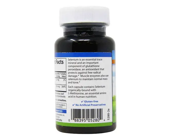 Carlson Selenium 200 mcg 60 caps, image , зображення 3