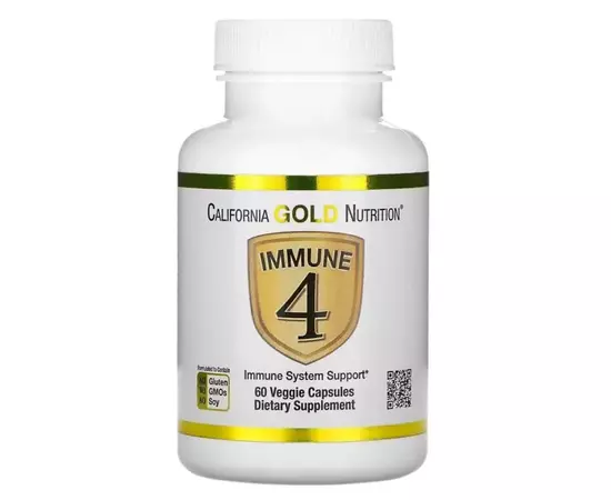 California Gold Nutrition Immune 4 - 60 caps, image 