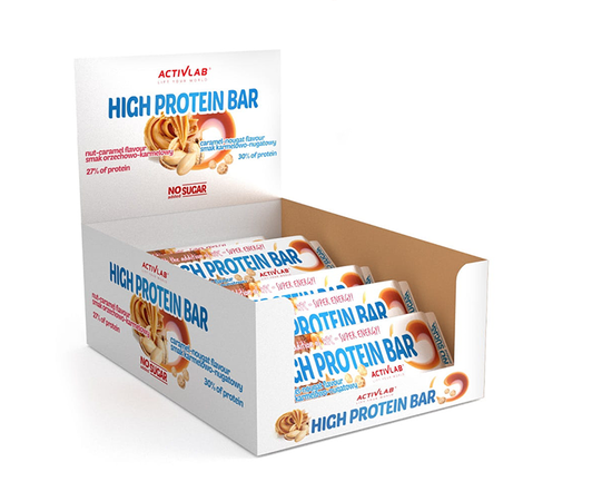 Activlab High Protein Bar (30% protein) 46 g Nougat-Caramel, Activlab High Protein Bar (30% protein) 46 g Nougat-Caramel  в интернет магазине Mega Mass
