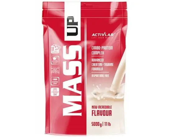 ActivLab Mass Up Gainer 5000 g, Фасовка: 5000 g, Вкус: Banana / Банан, ActivLab Mass Up Gainer 5000 g, Фасовка: 5000 g, Вкус: Banana / Банан , изображение 2 в интернет магазине Mega Mass