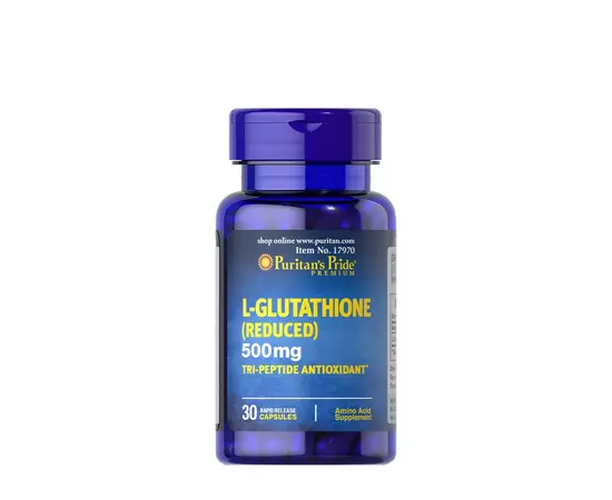 Puritan's Pride L-Glutathione 500 mg 30 caps, image 