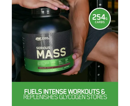 Optimum Nutrition Serious Mass 2720 g, Фасовка: 2700 g, Вкусы: Chocolate Peanut Butter / Шоколад с Арахисовой Пастой, Optimum Nutrition Serious Mass 2720 g, Фасовка: 2700 g, Вкусы: Chocolate Peanut Butter / Шоколад с Арахисовой Пастой , изображение 6 в интернет магазине Mega Mass