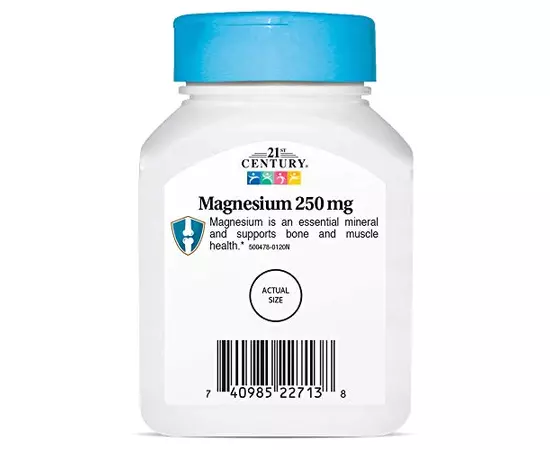 21st Century Magnesium 250 gm 110 tabs, image , зображення 3
