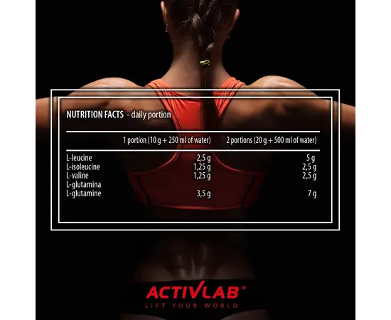 ActivLab BCAA XTRA Instant 500 g, Фасовка: 500 g, Смак:  Grapefruit / Грейпфрут, image , зображення 3