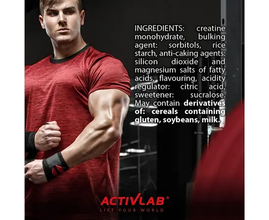 ActivLab Creatine Monohydrate 300 tabs, Фасування: 300 tabs, Смак: Unflavored  / Без смаку, image , зображення 4