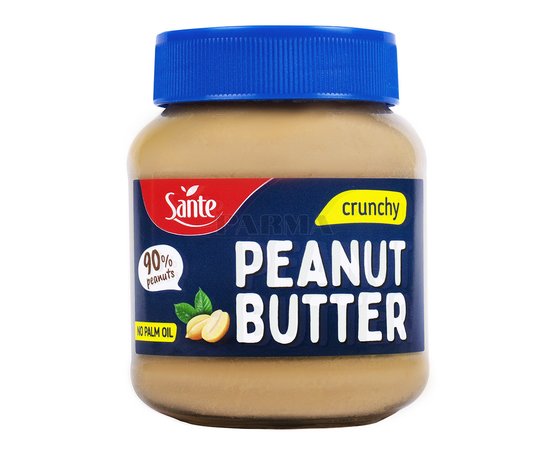 Sante Peanut Butter 350 g Crunchy, image 