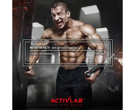 ActivLab Creatine Monohydrate 300 caps, Фасовка: 300 caps, Вкусы: Unflavored  / Без вкуса, ActivLab Creatine Monohydrate 300 caps, Фасовка: 300 caps, Вкусы: Unflavored  / Без вкуса , изображение 3 в интернет магазине Mega Mass
