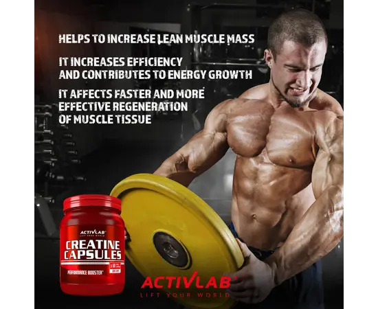 ActivLab Creatine Monohydrate 300 caps, Фасовка: 300 caps, Вкусы: Unflavored  / Без вкуса, ActivLab Creatine Monohydrate 300 caps, Фасовка: 300 caps, Вкусы: Unflavored  / Без вкуса , изображение 4 в интернет магазине Mega Mass