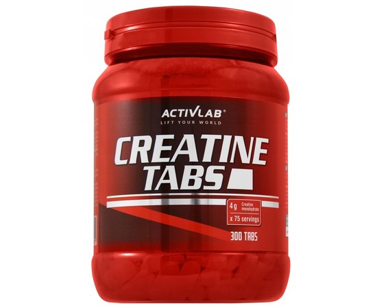 ActivLab Creatine Monohydrate 300 tabs, Фасовка: 300 tabs, Смак: Unflavored  / Без смаку, image 