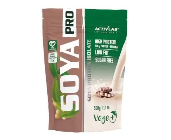 Activlab Soya Pro 500 g, Фасовка: 500 g, Вкус: Chocolate with Nuts / Шоколад с Орехами, Activlab Soya Pro 500 g, Фасовка: 500 g, Вкус: Chocolate with Nuts / Шоколад с Орехами  в интернет магазине Mega Mass