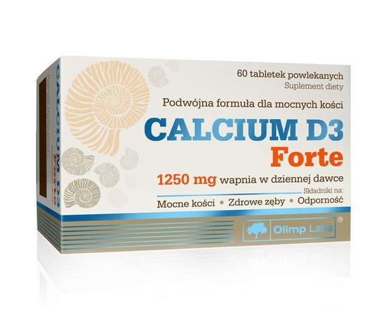 Olimp Calcium D3 Forte 60 tabs, image 