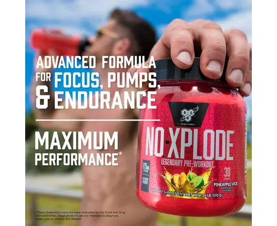 BSN N.O.-Xplode 1100 g, Фасування: 1100 g , Смак: Watermelon / Кавун, image , зображення 5