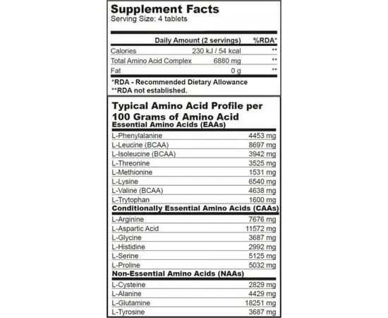 BioTech Mega Amino 3200 100 tabs, Фасовка: 100 tabs, BioTech Mega Amino 3200 100 tabs, Фасовка: 100 tabs , изображение 2 в интернет магазине Mega Mass