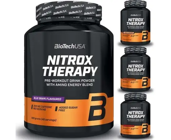 BioTech Nitrox Therapy 680 g, Фасовка: 680 g, Вкусы: Tropical Fruit / Тропические Фрукты, BioTech Nitrox Therapy 680 g, Фасовка: 680 g, Вкусы: Tropical Fruit / Тропические Фрукты , изображение 2 в интернет магазине Mega Mass