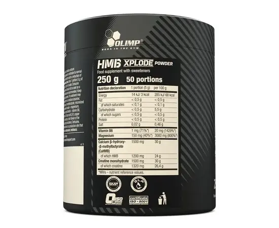 Olimp HMB Xplode Powder 250 g, image , зображення 2