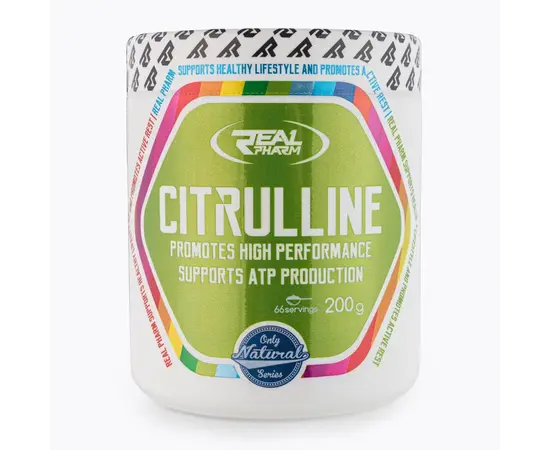 Real Pharm Cytrulline 200 g, Вкусы: Lemon Orange / Лимон Апельсин, Real Pharm Cytrulline 200 g, Вкусы: Lemon Orange / Лимон Апельсин , изображение 2 в интернет магазине Mega Mass