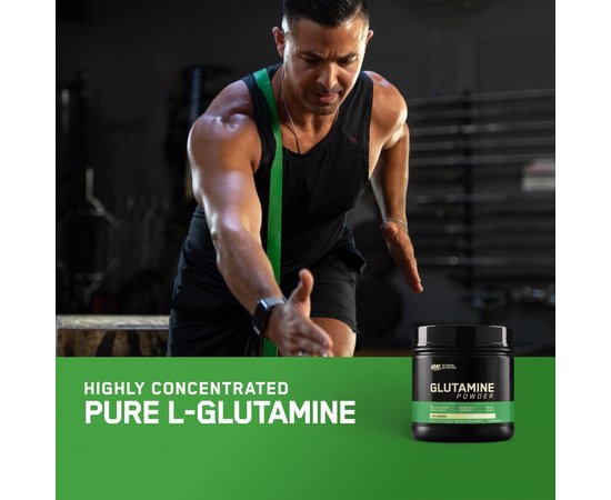 Optimum Nutrition Glutamine Powder 300 g, Фасовка: 300 g, Смак: Unflavored  / Без смаку, image , зображення 3