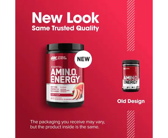 Optimum Nutrition Amino Energy 270 g, Фасування: 270 g, Смак: Fruit Fusion / Фруктове Злиття, image , зображення 2