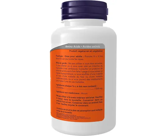 NOW L-Citrulline 113 g, Фасовка: 113 g, NOW L-Citrulline 113 g, Фасовка: 113 g , изображение 2 в интернет магазине Mega Mass