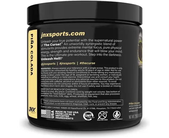 Cobra Labs The Curse 250 g, Вкусы: Pina Colada / Пина Колада, Cobra Labs The Curse 250 g, Вкусы: Pina Colada / Пина Колада , изображение 2 в интернет магазине Mega Mass