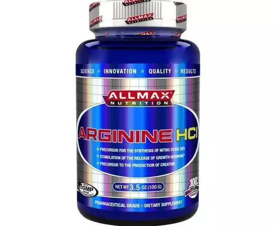 Allmax Arginine 100 g, Фасовка: 100 g, Смак: Unflavored  / Без смаку, image 