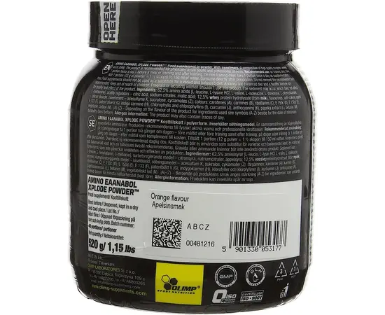 Olimp Amino EAAnabol Xplode 520 g, Вкусы: Pineapple / Ананас, Olimp Amino EAAnabol Xplode 520 g, Вкусы: Pineapple / Ананас , изображение 3 в интернет магазине Mega Mass