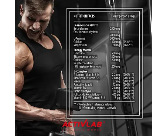 ActivLab Black Wolf 300 g, Фасовка: 300 g, Вкусы: Multifruit / Мультифрукт, ActivLab Black Wolf 300 g, Фасовка: 300 g, Вкусы: Multifruit / Мультифрукт , изображение 4 в интернет магазине Mega Mass