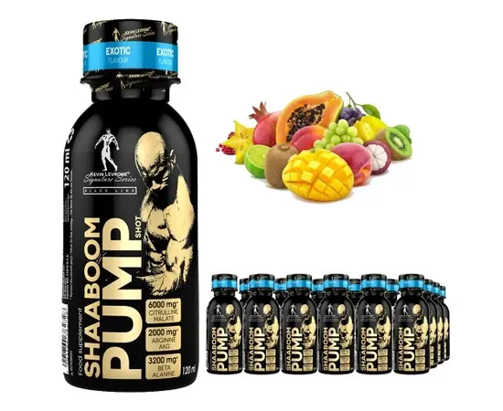 Kevin Levrone Shaaboom Pump Shot 120 ml, Kevin Levrone Shaaboom Pump Shot 120 ml , изображение 2 в интернет магазине Mega Mass