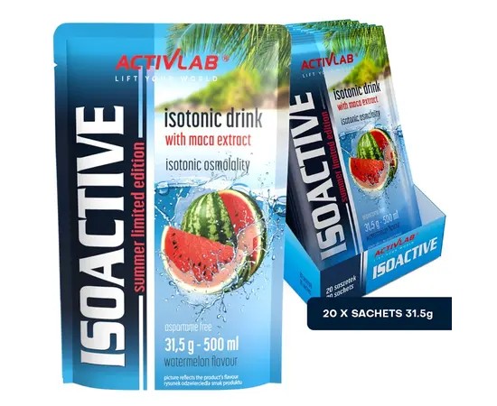 ActivLab ISO Active 31,5 g, Фасування: 31,5 g, Смак: Watermelon / Кавун, image , зображення 2