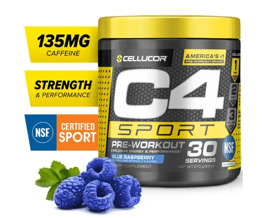 Cellucor C4 Sport 285 g, Фасовка: 285 g, Вкусы: Blue Raspberry / Голубая Малина, Cellucor C4 Sport 285 g, Фасовка: 285 g, Вкусы: Blue Raspberry / Голубая Малина , изображение 2 в интернет магазине Mega Mass