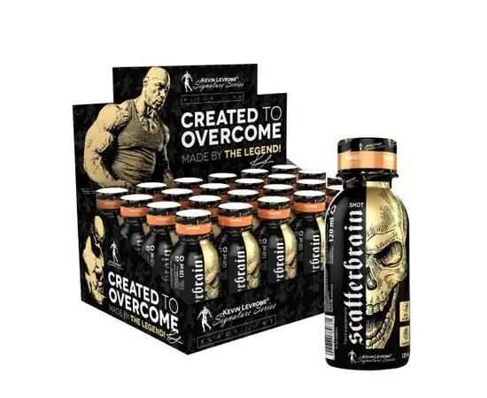 Kevin Levrone Scatterbrain Shot 120 ml, Фасовка: 120 ml, Вкусы: Mango / Mанго, Kevin Levrone Scatterbrain Shot 120 ml, Фасовка: 120 ml, Вкусы: Mango / Mанго , изображение 3 в интернет магазине Mega Mass