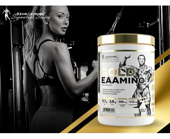 Kevin Levrone Gold EAAmino 390 g, Смак: Fruit Massage / Фруктовий Мікс, image , зображення 3