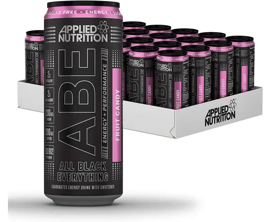 Applied Nutrition ABE - All Black Everything 330 ml, Фасування: 330 ml, Смак: Fruit Candy / Фруктова Цукерка, image 